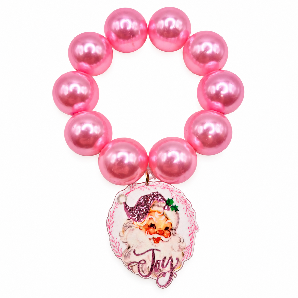 Santa’s Pink Jingle Beads