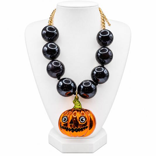 Oh My Gourd! Pumpkin Statement Necklace