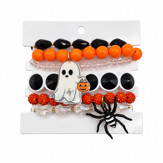 Boo Crew & Pumpkin Pals Bracelet Stack