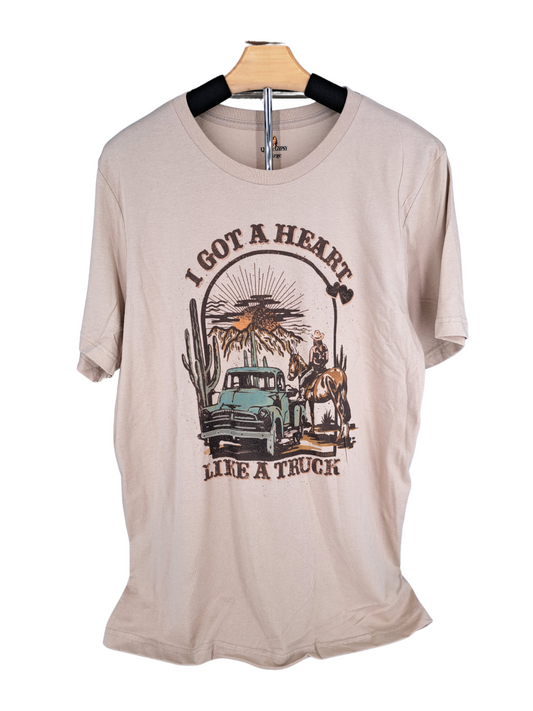 QG- Heart Like a Truck T-shirt