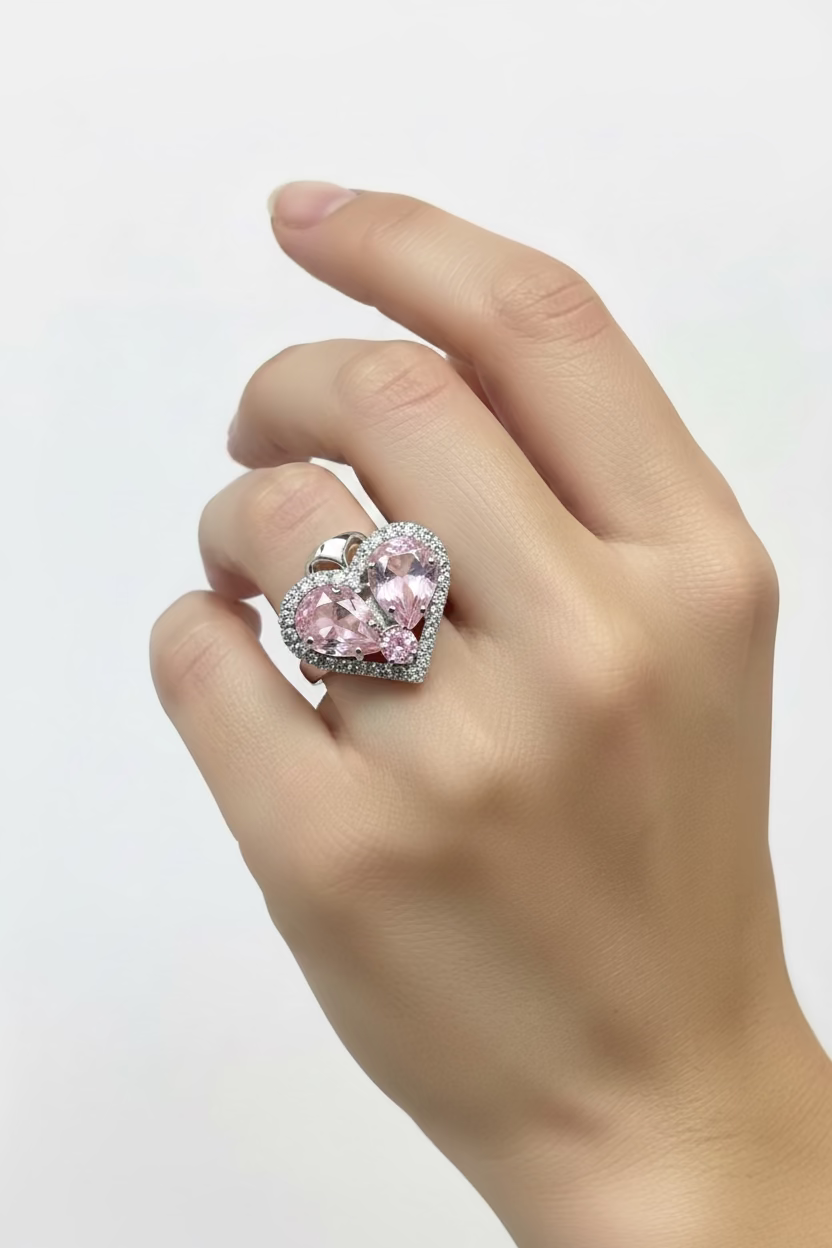 Enchanted Heart Adjustable ring