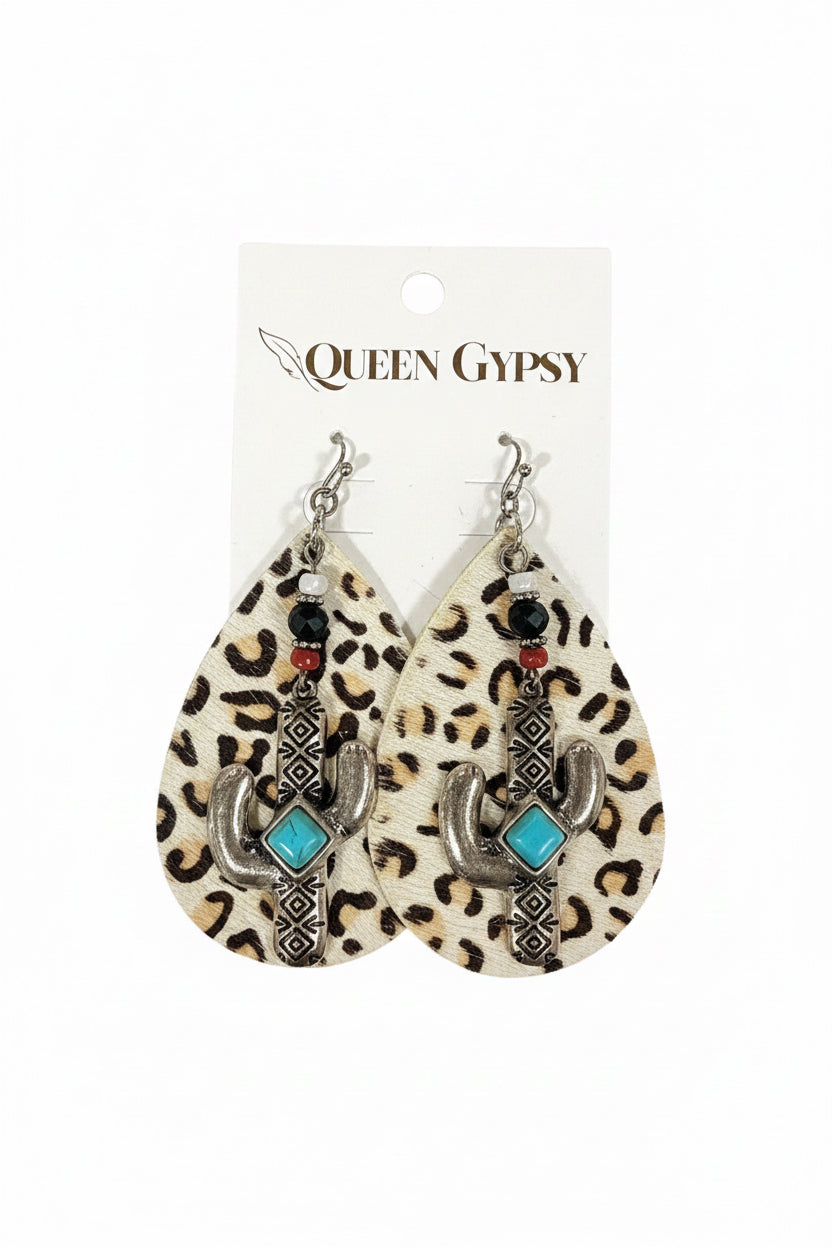 Wild Mesa Leather Earrings