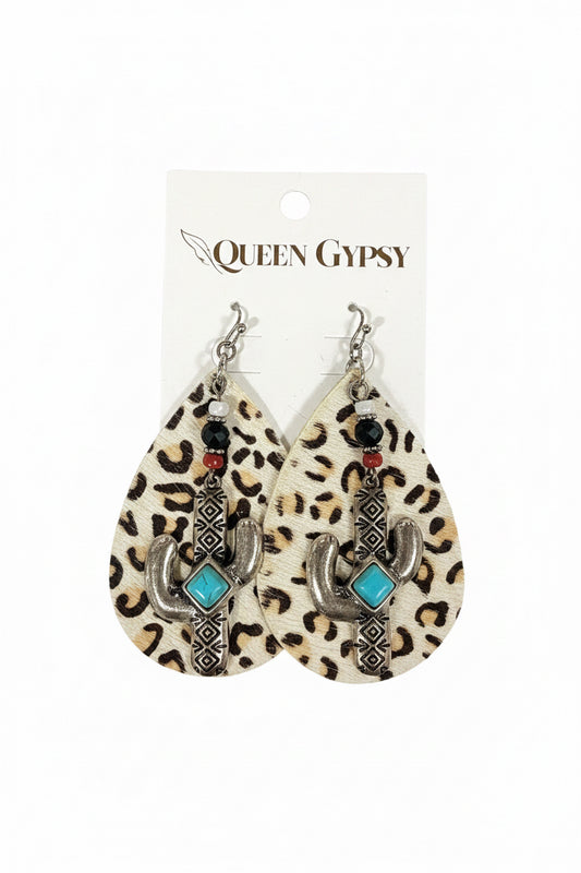 Wild Mesa Leather Earrings