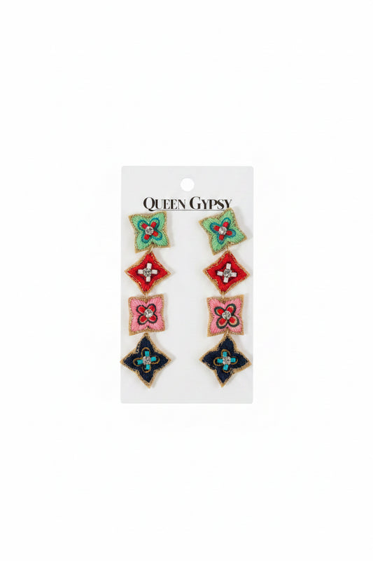 Boho Mosaic Earrings