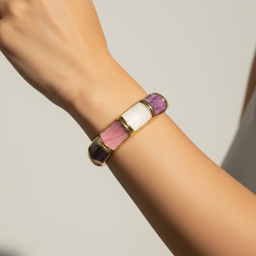 Spring Fling Hinged Bangle