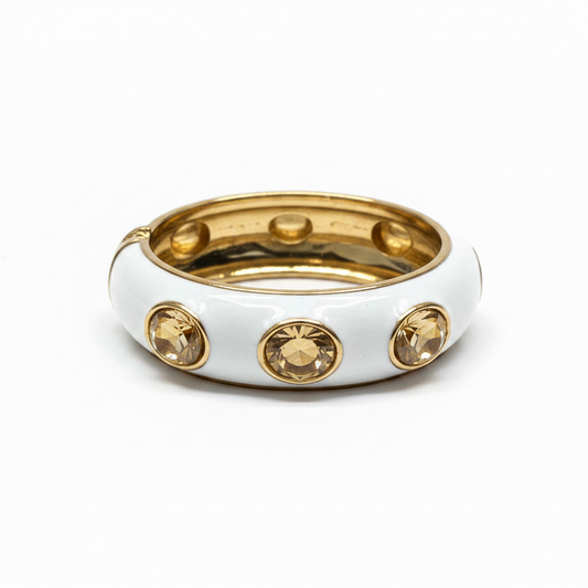 Amber Kiss Hinged Bangle