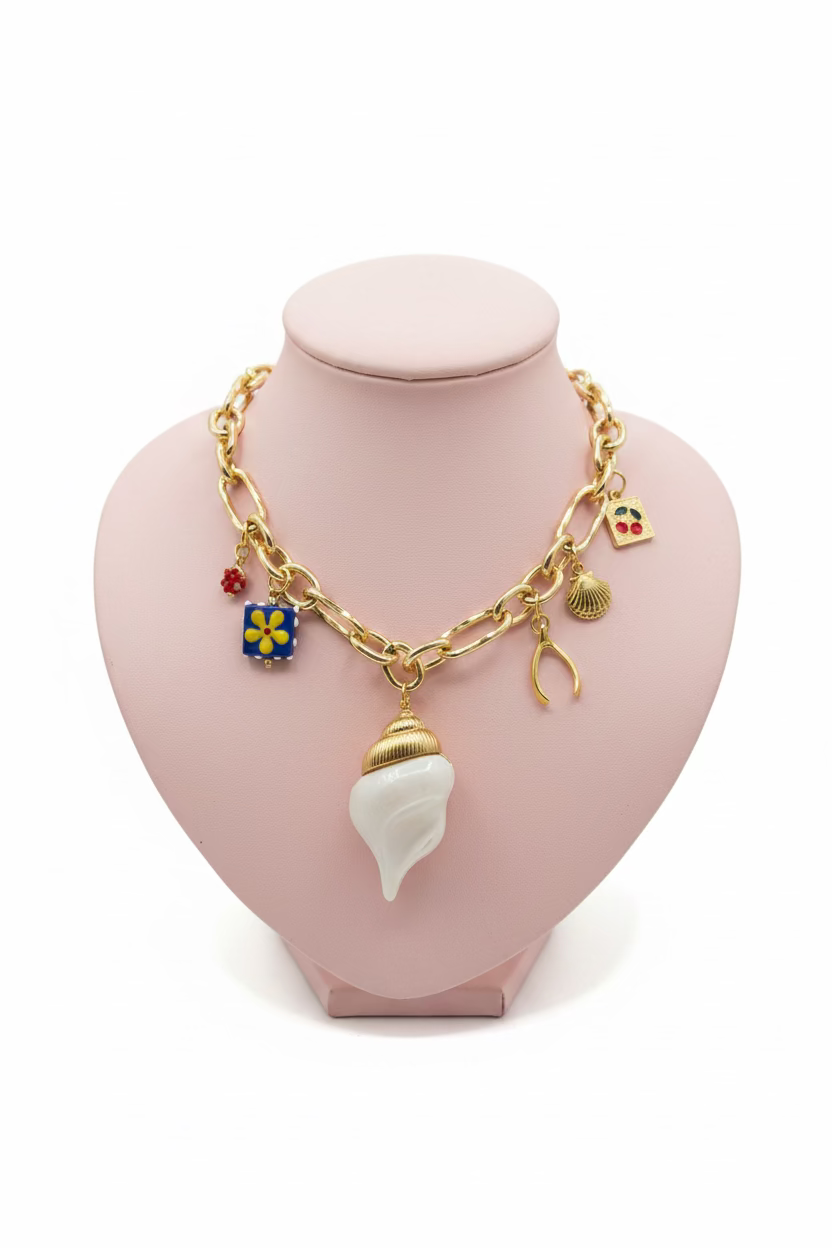Siren Treasure Charm Necklace