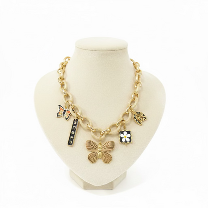 Gilded Muse Charm Necklace