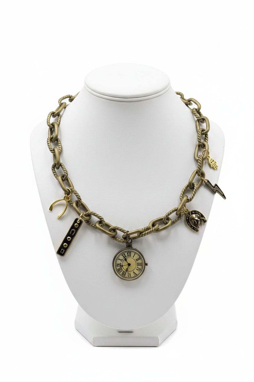 Lost in Time Charm Necklace