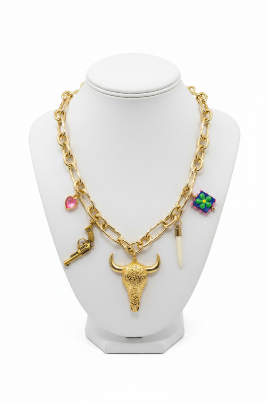 Sweet and Savage Charm Necklace