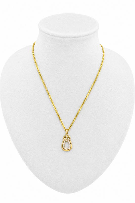 Giddy up Stirrups Necklace