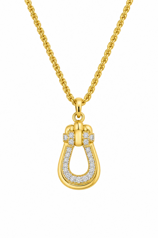 Giddy up Stirrups Necklace