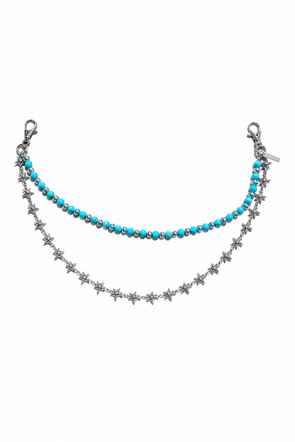 Seeing Stars Turquoise Bag Chain