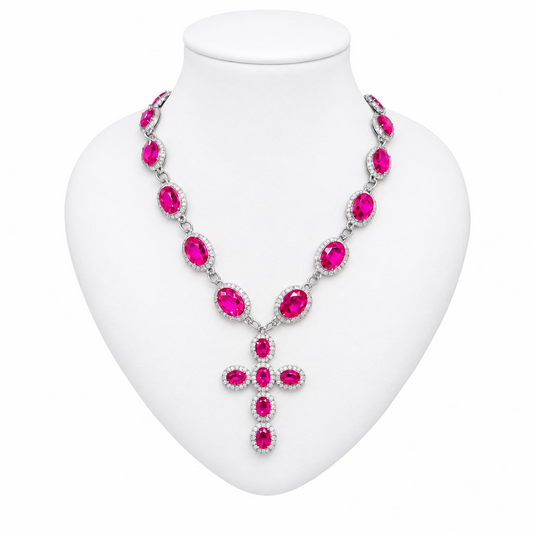 Blessed and Blinged Necklace
