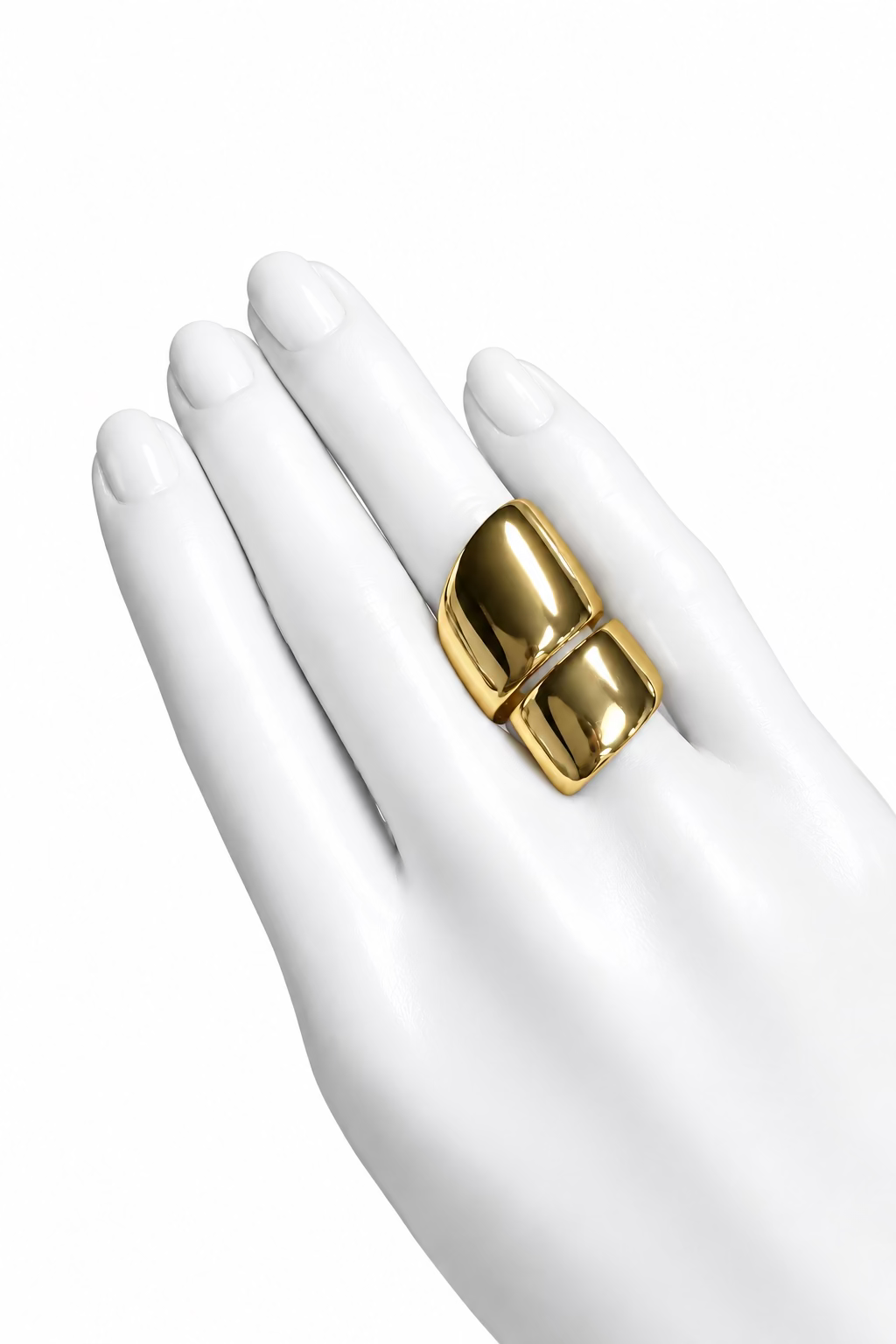 Golden Edge Ring