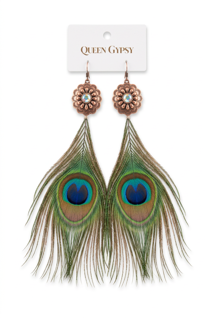 Pretty as a Peacock Earrings