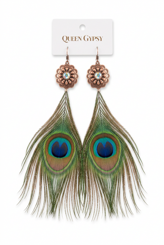 Pretty as a Peacock Earrings