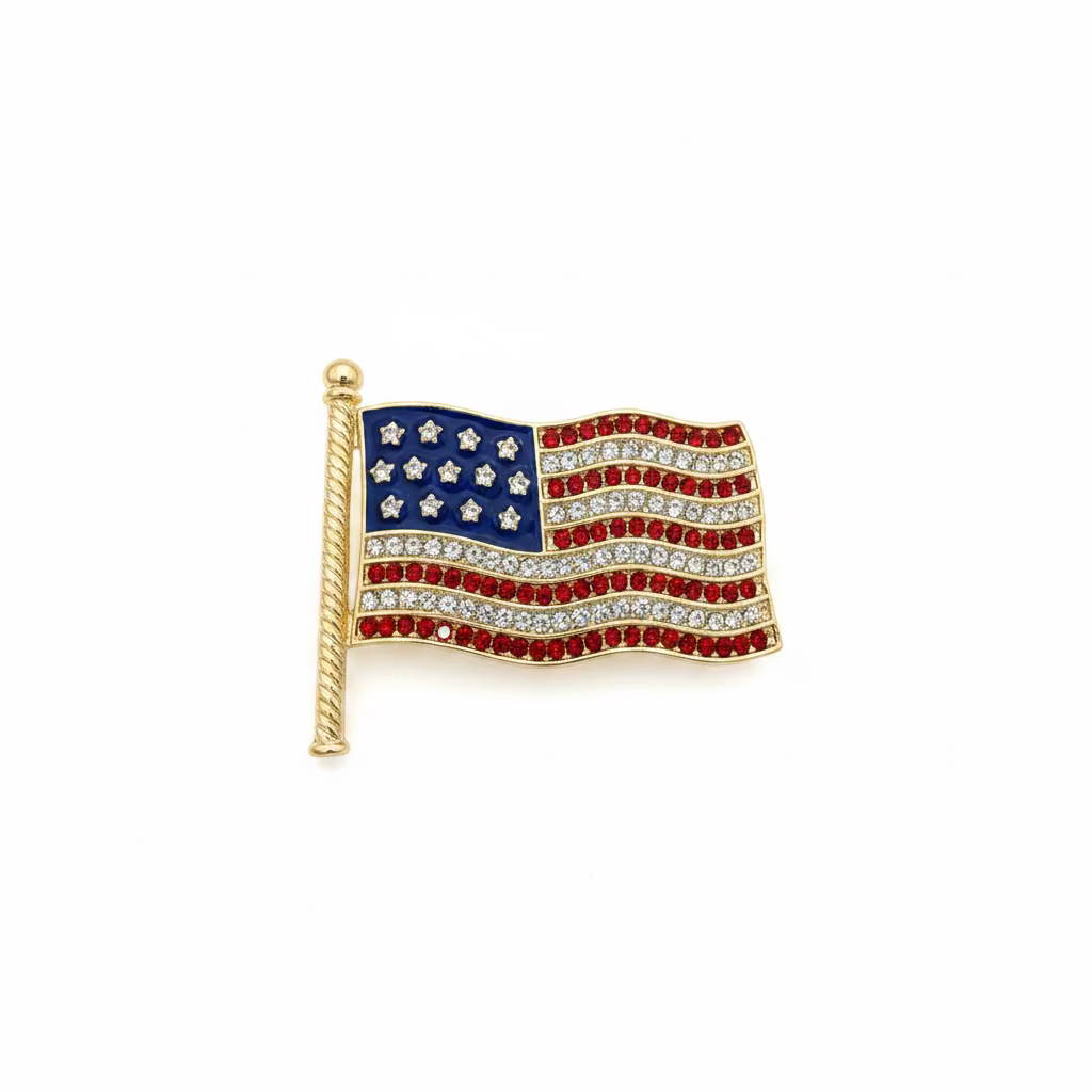 Proud Patriot Brooch
