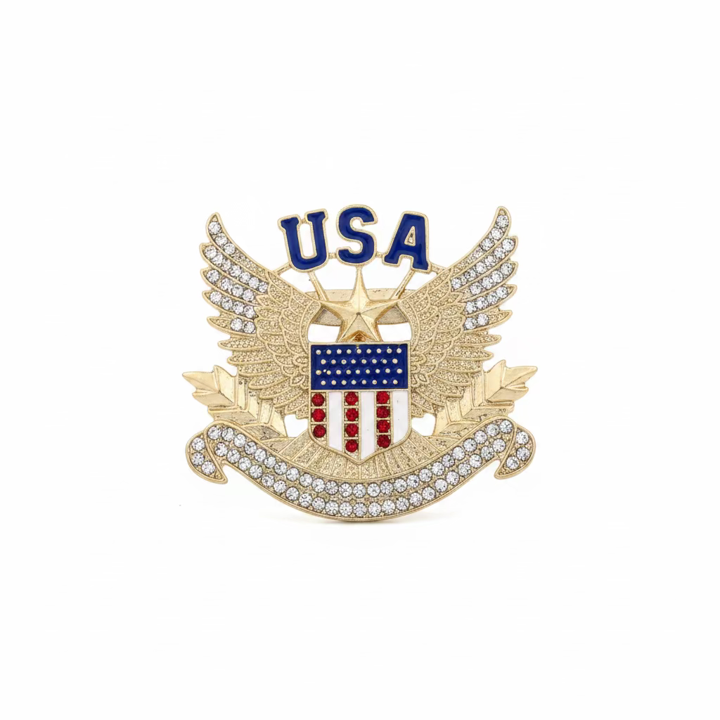 Proud Patriot Brooch