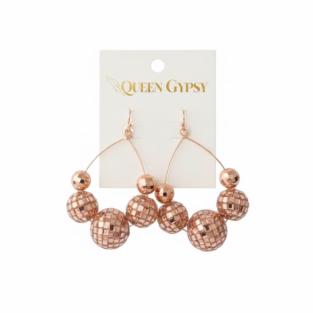 Triple Disco Hoop drop earrings