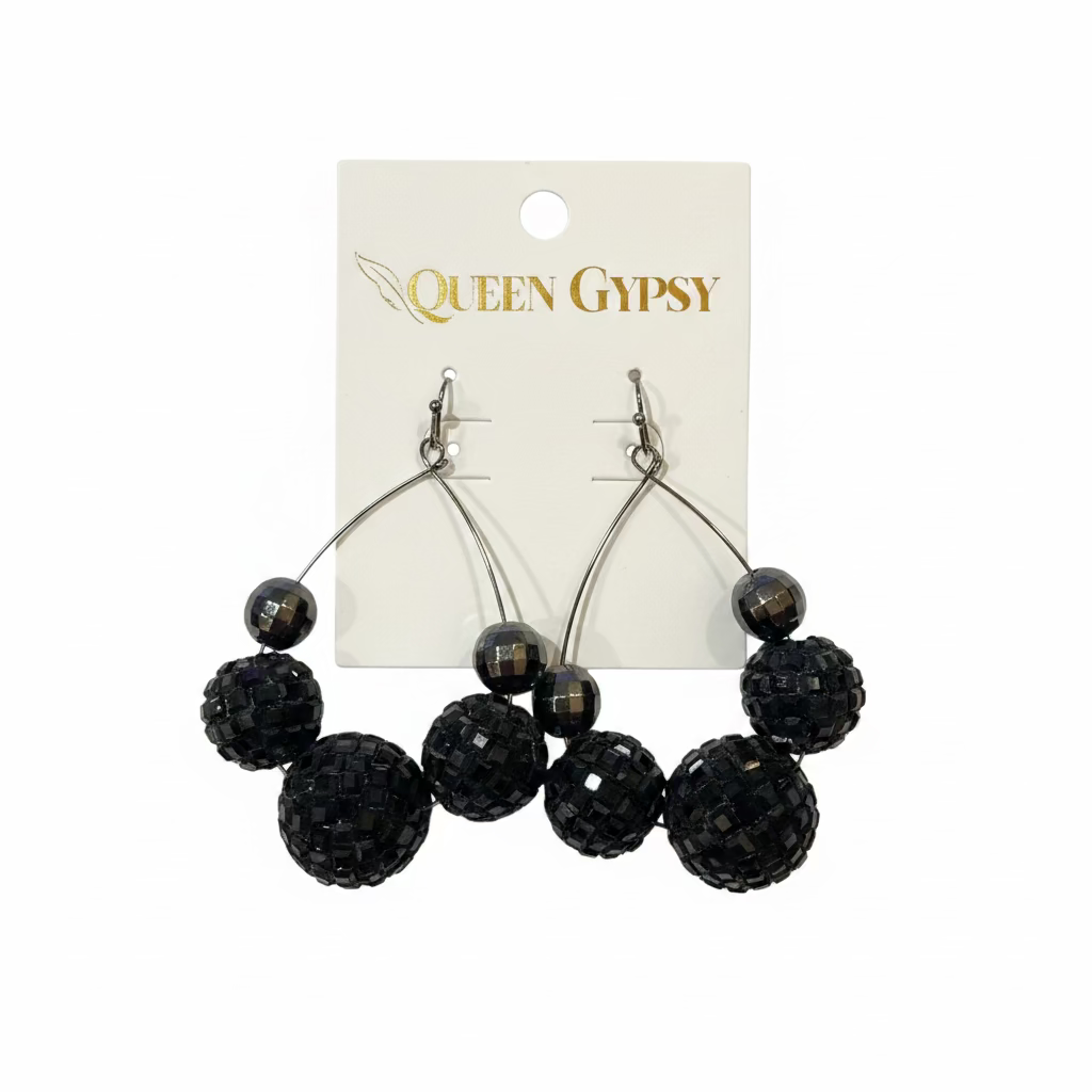 Triple Disco Hoop drop earrings