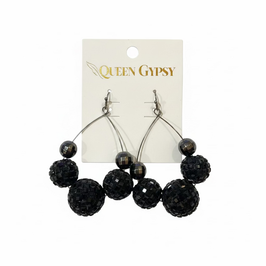 Triple Disco Hoop drop earrings