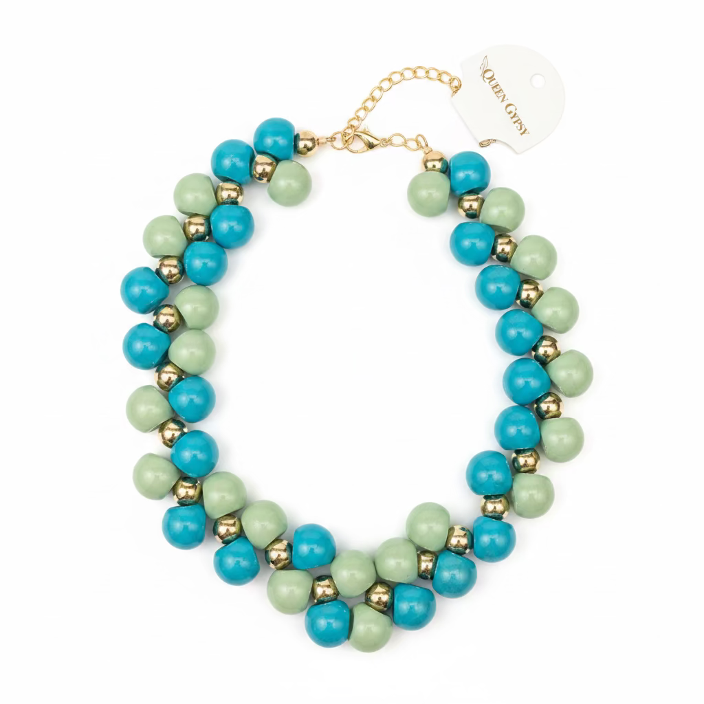 Bubblegum Cluster statement necklace-assorted colors
