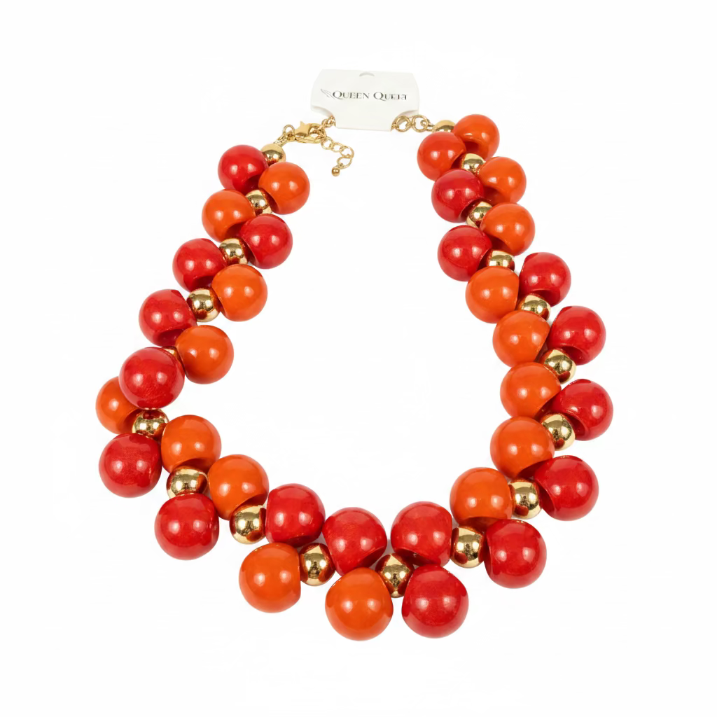 Bubblegum Cluster statement necklace-assorted colors