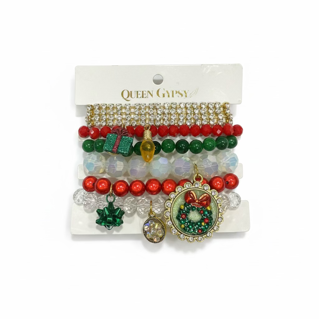 Red/Green Wreath stack