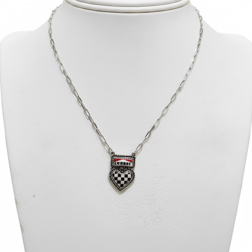 Cowboy Lover Check necklace