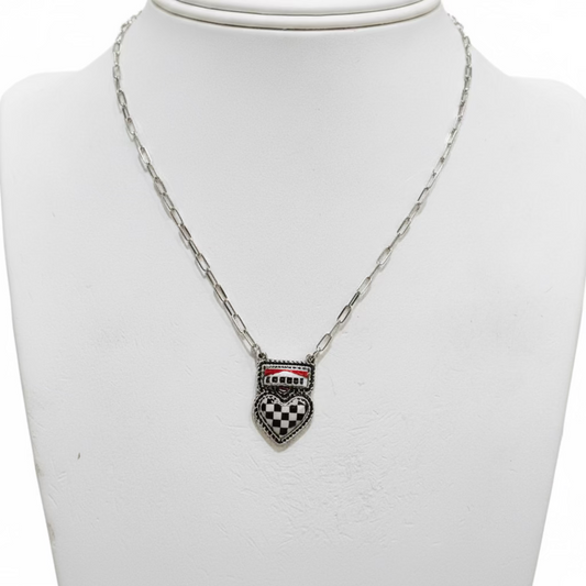 Cowboy Lover Check necklace