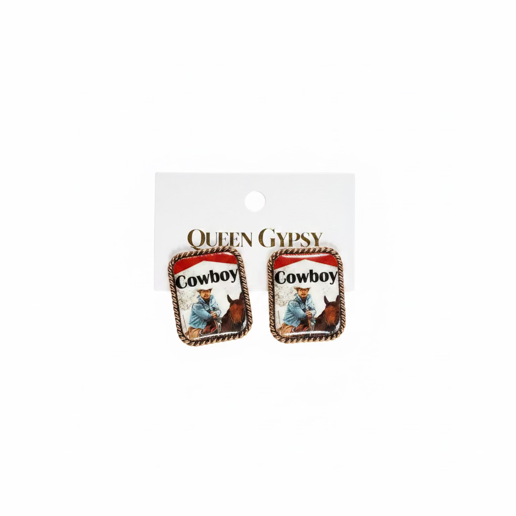Cigarette Cowboy earrings assorted