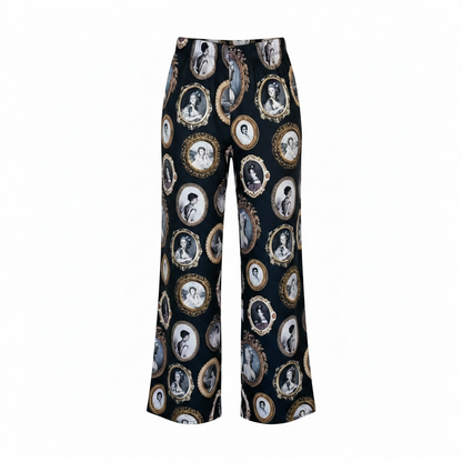 Midnight Cameo Palazzo Pants
