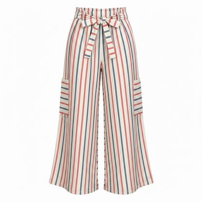 Nantucket Red & Navy Stripe Pants