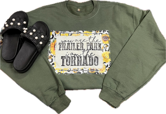 QG-Green Trailer Tornado Sweatshirt