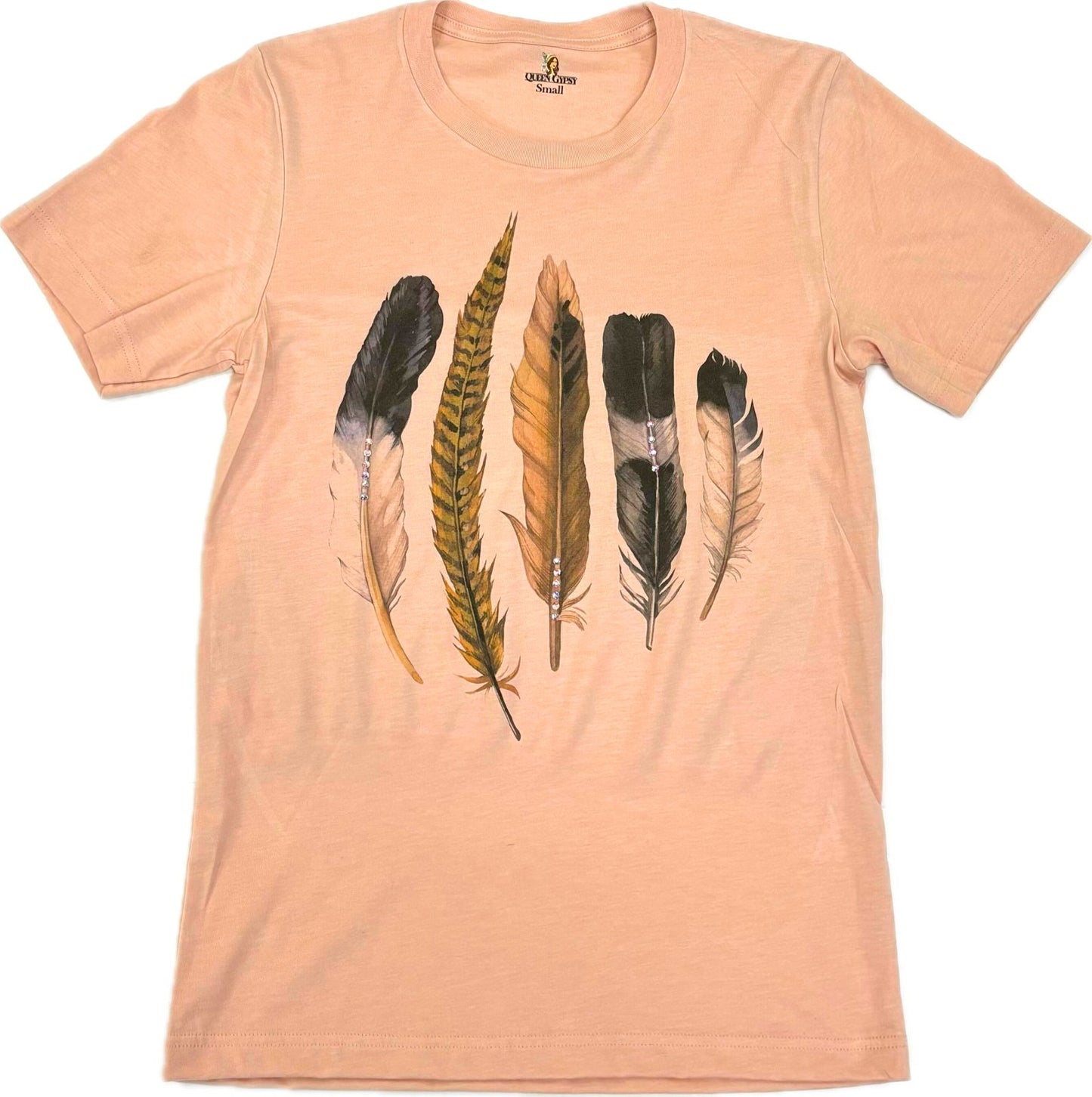 QG-Feather Peach Tees