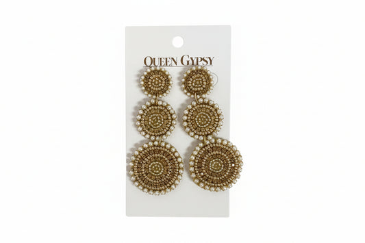 Beaded Drop Earrings