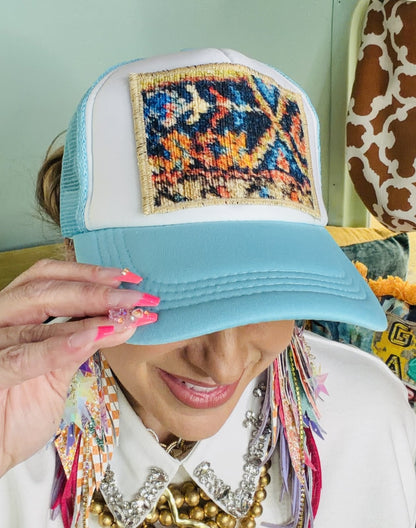 Kilim Style patch Trucker assorted