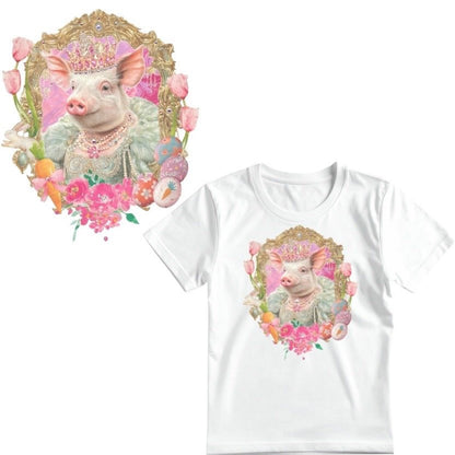 Princess Petunia T-Shirt on White with Crystals