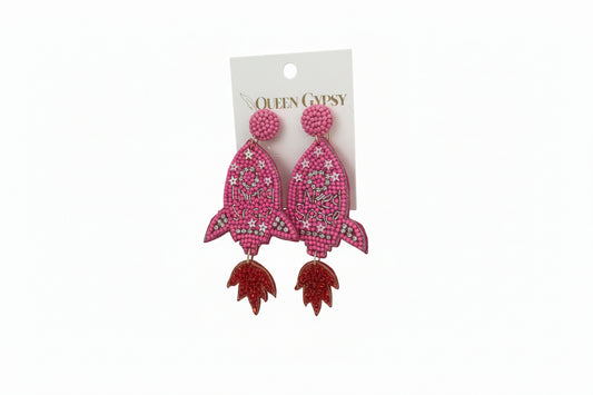 Beaded Space earring
