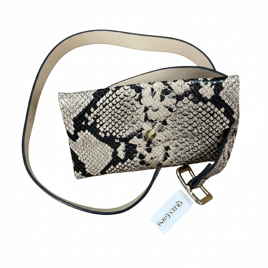 Snakeskin Belt Bag