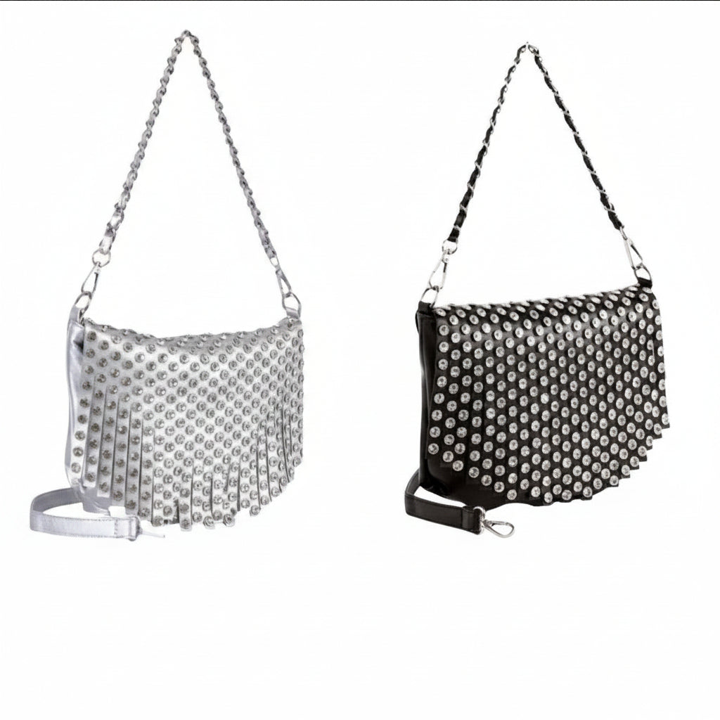 Midnight Outlaw Fringe Handbag