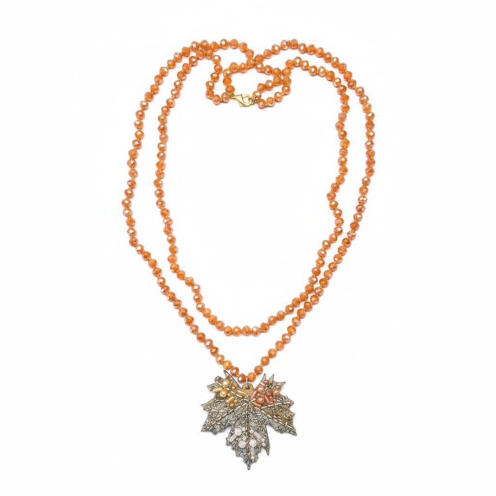Fall Beaded Necklace Assorted