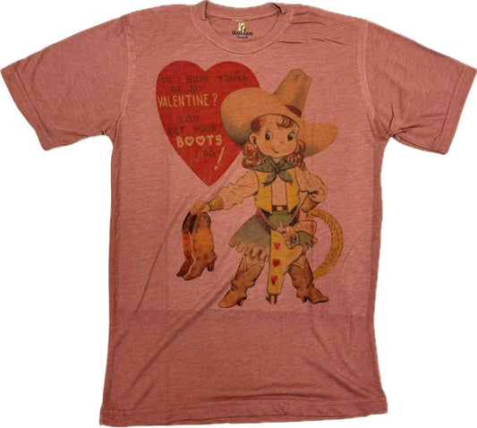 QG Vintage Valentine Boots T