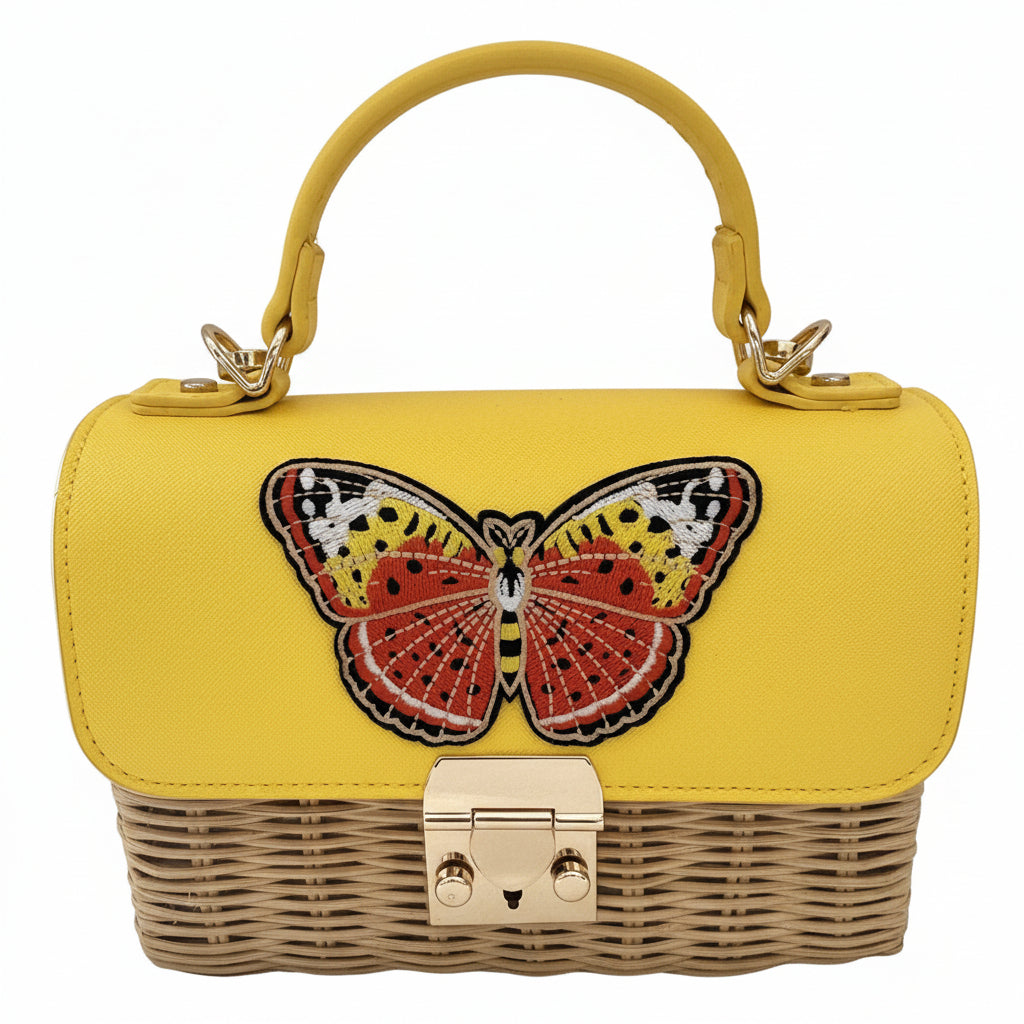 Rattan Summer Handbag assorted colors