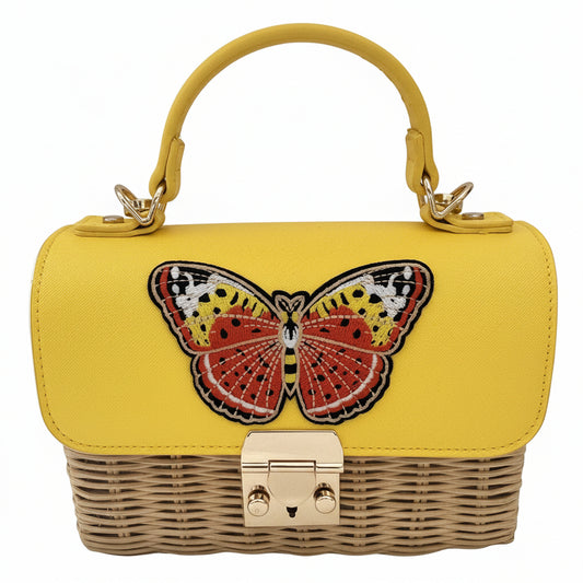 Rattan Summer Handbag assorted colors