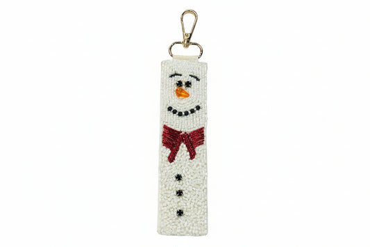Holiday Beaded Wristlet Keychain Assorted