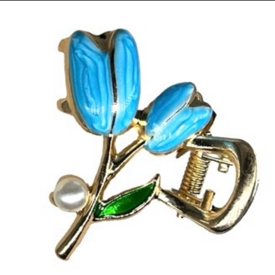 Small Tulips Claw Clip