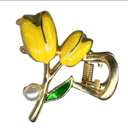 Small Tulips Claw Clip