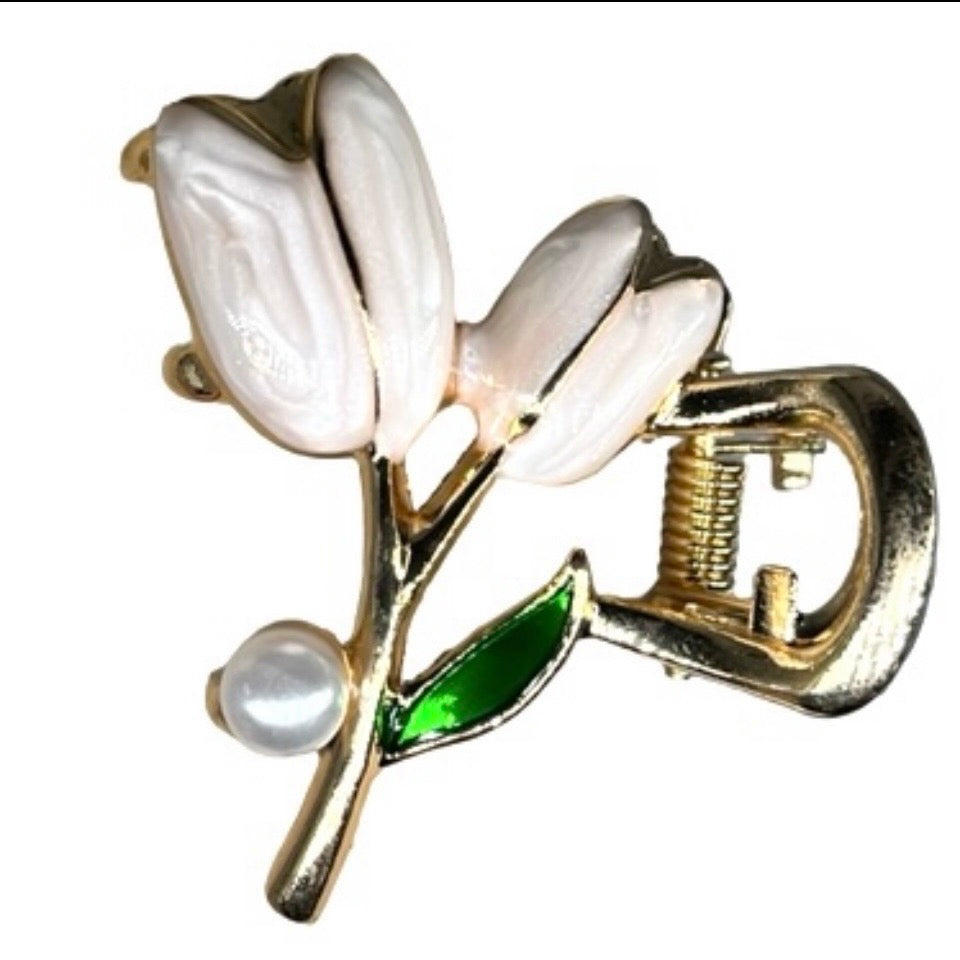 Small Tulips Claw Clip